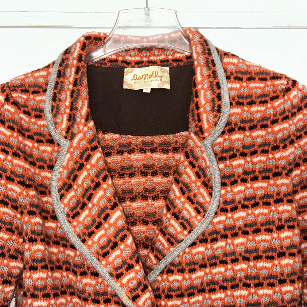 Lia Molly Anthropologie Knit Blazer with Structured Fit - Picture 2 of 9